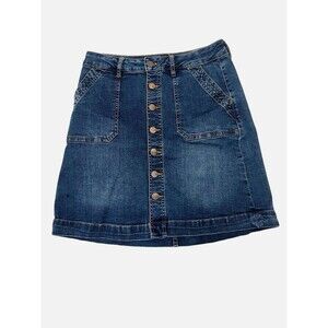 Jag Jeans Women’s Button Down Denim Skirt Size 2